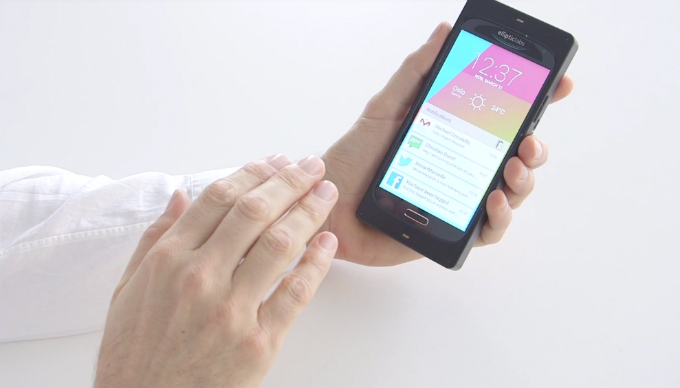 En 2015 los móviles podrán controlarse mediante gestos gracias al ultrasonido